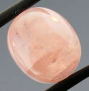 Elegant 8.08ct peach pink Morganite cabochon