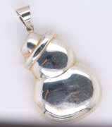 Sterling Silver Snowman Pendant