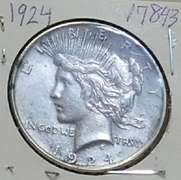 1924 Peace Dollar circ