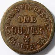 1863 Broas Pie Baker NY City Pie Bakers Civil War Store Card