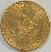 Fresh BU 1882 US $5 Liberty Gold Piece. Full strike.