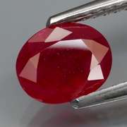 Heated only! Rich 1.58ct top red Ruby
