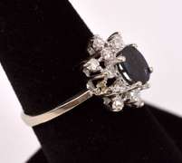 Marvelous Sapphire and Diamond Ring in 14K Yellow Gold