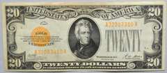 Near Unc $20 Series of 1928 Gold Certificate