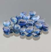 Excellent 11.44ct sapphire blue Kyanite cabochon set