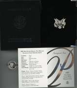 Pristine 1997-W Gem Proof pure Platinum Eagle in box/COA