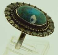 Sterling Silver Green Quartz Ring