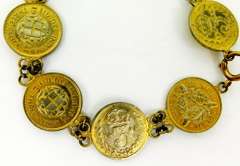British 3 Pence Coin Bracelet