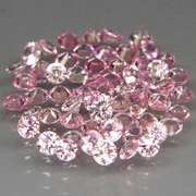 Rare heated only 2.97ct pink Sapphire set