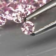 Rare heated only 2.97ct pink Sapphire set