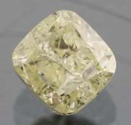 Rare .52ct cushion cut yellow Diamond