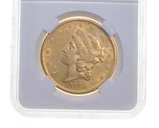 1861 $20 Liberty Head Gold Double Eagle