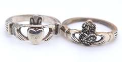 Vintage Lot of 2 Sterling Silver Rings