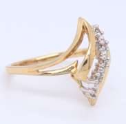 Handsome Yellow Gold Diamond Ring