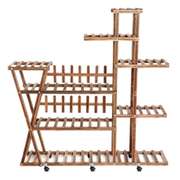 Multi Tier Wooden Flower Plant Display Stand