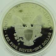 1995-P Silver Bullion American Eagle $1 One Dollar Proof Coin Boxed with COA