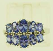 Sterling Silver Tanzanite Ring