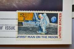 Set of 12 Nasa Official Moon Landing First Day of Issue Photos