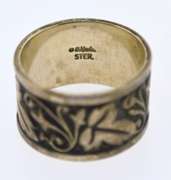 Sterling Silver Celtic Engraved Ring