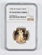 PF70 UCAM 1995-W $25 American Gold Eagle 1/2 Oz. .999 Fine Gold NGC