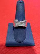 MENS 14K WHITE GOLD RING WITH 1.50 CARAT IN DIAMOND