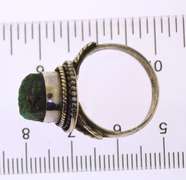 Sterling Silver Green Turquoise Ring