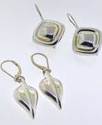 Sterling Silver Earring Two Pair Of Earrings
