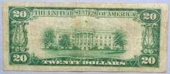 $20 Boston Mass 1929 Series National Currency Note