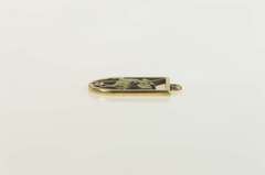 14K Yellow Gold Medieval Knight Ornate Jouster Charm/Pendant