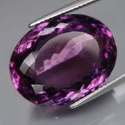 Halo flashing 19.81ct real unheated Bolivian Amethyst
