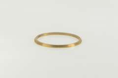 14K Yellow Gold Vintage NOS 1950's 1.3mm Grooved Band Ring