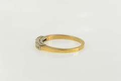 14K Yellow Gold Vintage NOS 1950's Retro Wedding Band Setting Ring