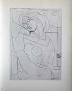 PABLO PICASSO, SEATED NUDE