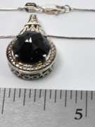 Sterling Silver Onyx Pendant