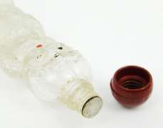 Vintage Betty Boop Glass Cologne Bottle