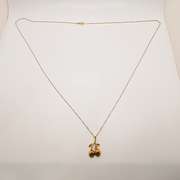 18kt Solid Yellow Gold & Ruby Necklace
