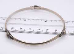 Vintage Sterling Silver Bangle Bracelet