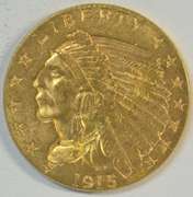 Lovely Choice BU 1915 US $2.50 Indian Gold Piece