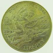 1993-D (1991-1995) World War II Commemorative Silver $1 Dollar