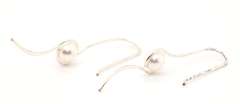 Jody Coyote Sterling Silver Pearl Earrings