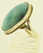 Sterling Silver Caribbean Larimar Ring