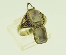 Vintage Sterling Silver Amethyst Ring