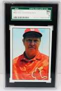 Red Schoendienst 1975 SSPC Baseball Card, Mint 9