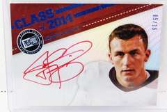 Johnny Manziel 2014 Press Pass Autograph Football Card