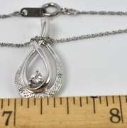 Sterling Silver Teardrop Pendant