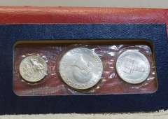 1976 3 pc Silver 40% Mint Set, OGP