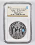 PF70 UCAM 2012 Great Britain 5 Pounds Silver Olympics Piefort NGC