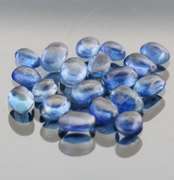 Gorgeous 10.61ct sapphire blue Kyanite cabochon set