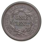 1846 Braided Hair Large Cent - Small Date