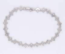 Dazzling White Gold Diamond Bracelet